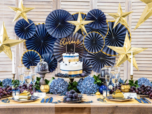 Wizytówki na stół - Ramka złota 9,5x5,5cm 10szt WS8-019ME PartyDeco